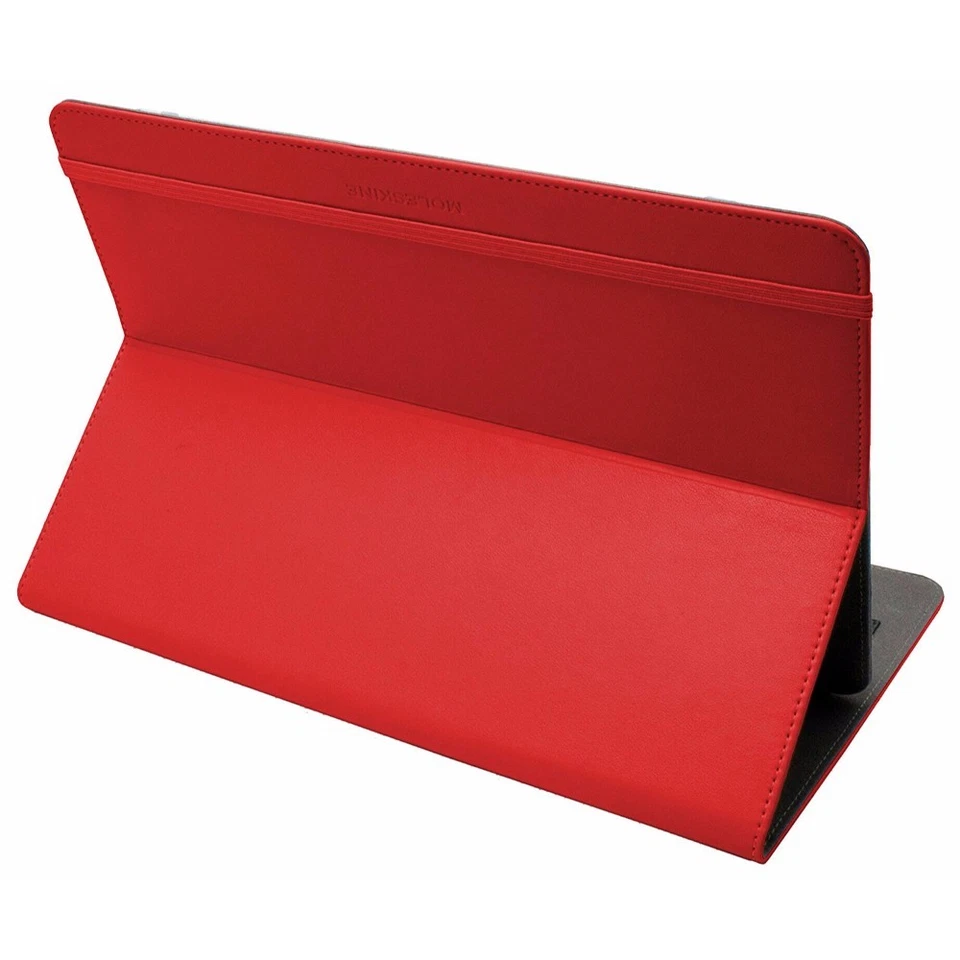 Moleskine Universal Stand Folio Case 7-8 inch Tablets fits iPad MINI 1 2 3 4 Red - Image 2 of 4