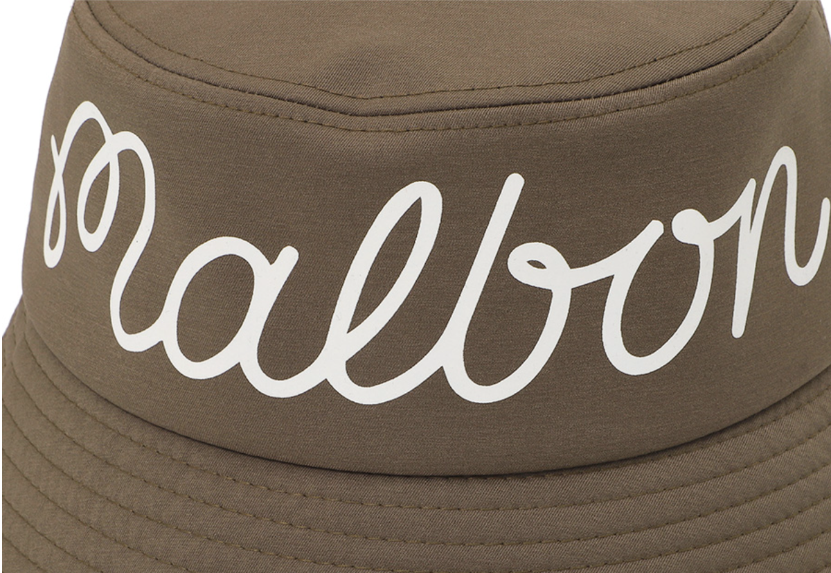 ハット Malbon Golf Big Script Tea Holder Bucket Hat BEIGE M4343PCP4 Malbon Golf] Big Script Bucket Hat BEIGE | eBay