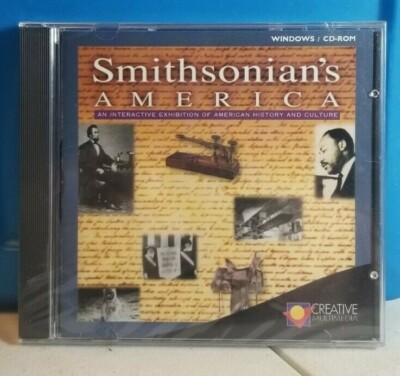 Vintage Smithsonian's America Interactive Exhibition American History CD ROM New