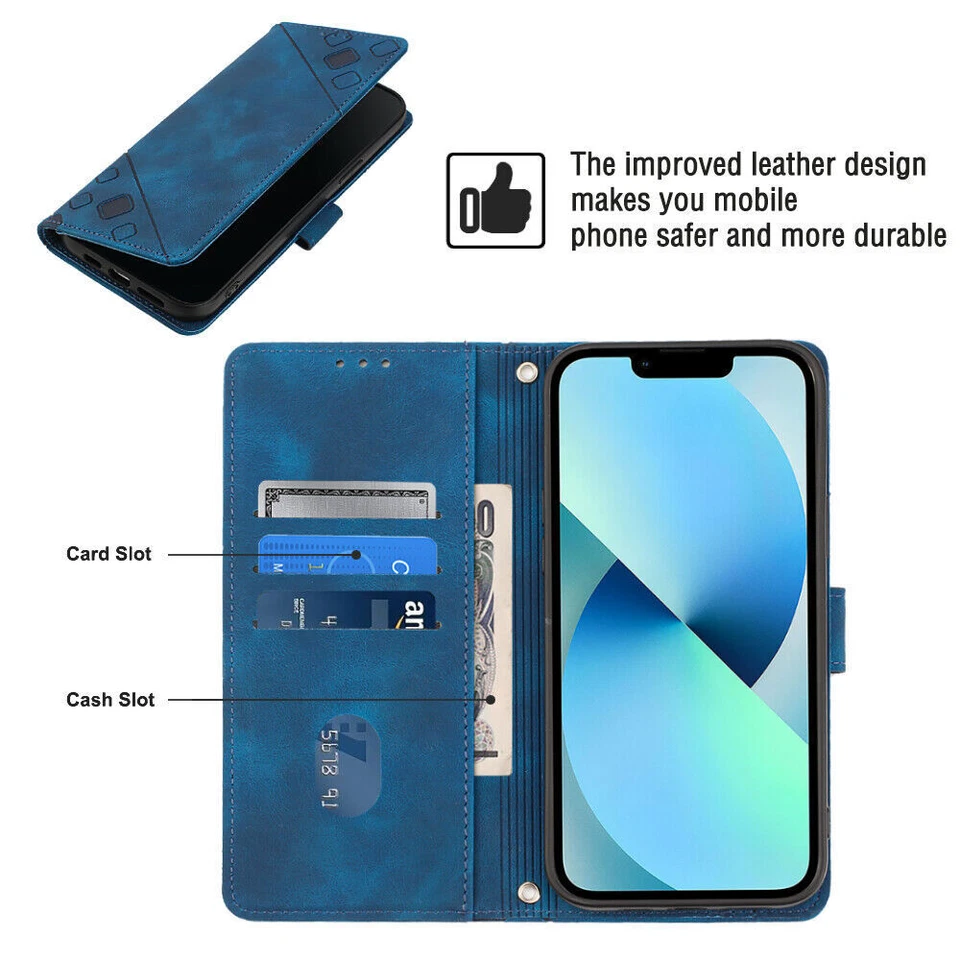 Flip Strap Wallet Phone Case for OnePlus 13T 12 11 Nord CE5 N300 N200 N20 Ace 5 - Image 3 of 4