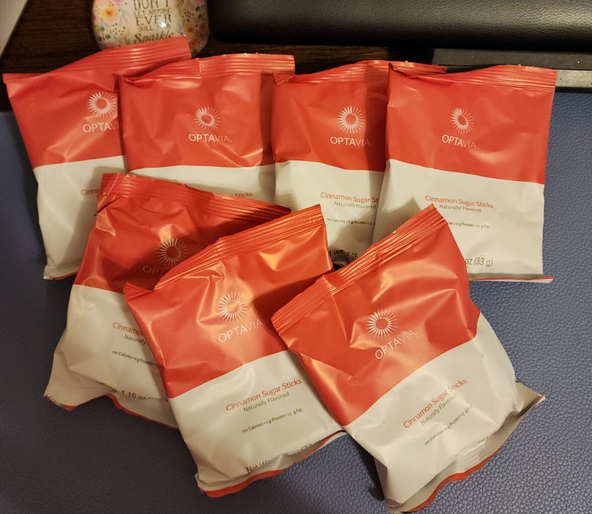 OPTAVIA CINNAMON SUGAR STICKS EXPIRE APRIL 2024 7 BAGS eBay