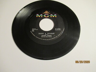 Sandy Posey: Born A Woman / Caution To The Wind / 45 Rpm 1966