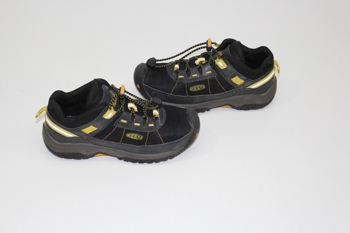 Keen Targhee Black Hiking Shoes 2 Trail Sneakers Boys Youth TD Sport Yellow Draw - Picture 18 of 22