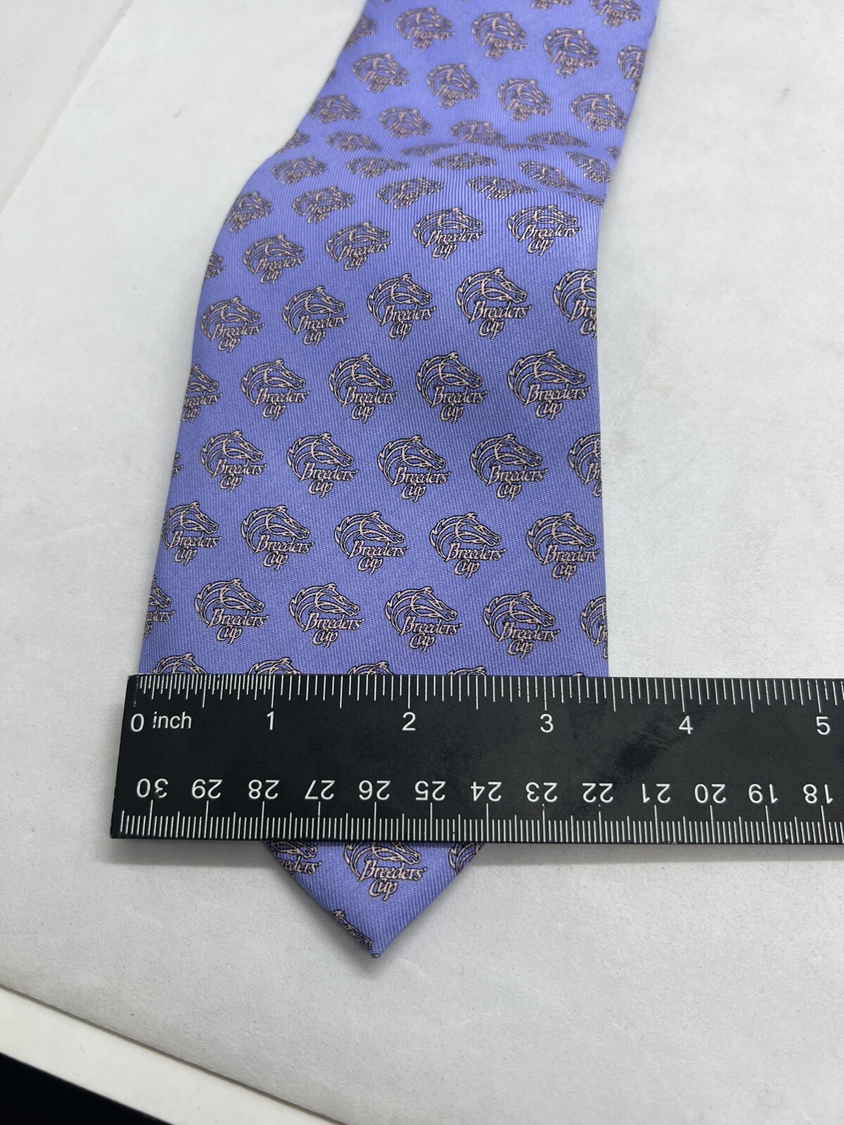 Vintage Vineyard Vines Mens Silk Tie Purple Breed… - image 8
