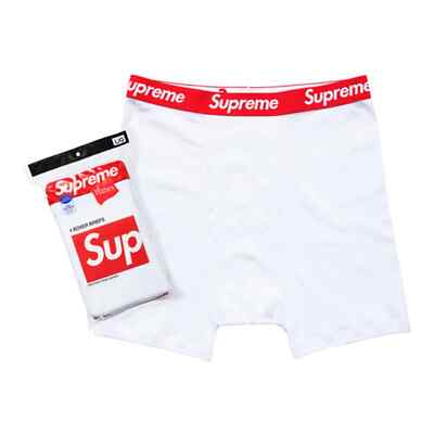 Supreme®/Hanes® Boxer Briefs (4 Pack) Supreme x Hanes Boxer Briefs (4 Pack) White (SS24) - Walmart.com
