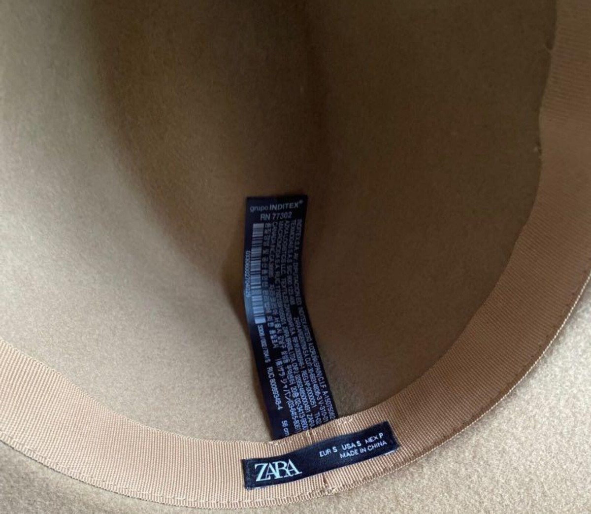 Women\'s 100% Wool Felt  Brown Floppy Hat. Grupo Inditex  (Zara) CONTRAST WOOL BLEND HAT - Brown | ZARA United States main image 3
