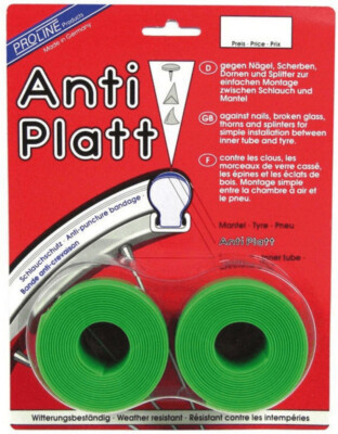Proline Antiplatt Fahrrad Pannenschutz 37-47 x 622 grün f. 28''