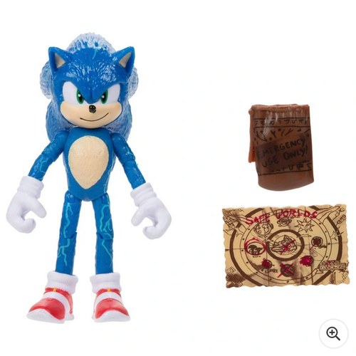 Sonic 2 The Movie - 10cm Figures: with Map and Ring Pouch - Picture 20 of 24