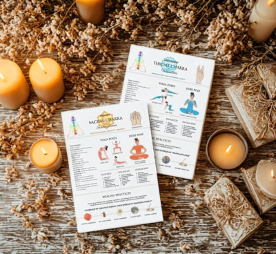 Chakra Cards - A5 Guide to Chakra Harmony