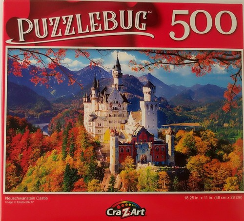 500 Pc Jigsaw Puzzles 11”x18.25” 1/Pk s20c, Select: Apples Birds Castles Doors P - Picture 7 of 16