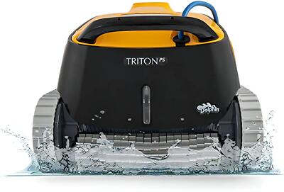 Dolphin Triton PS Automatic Robotic Pool Cleaner w/ Superior Scrubbing Power