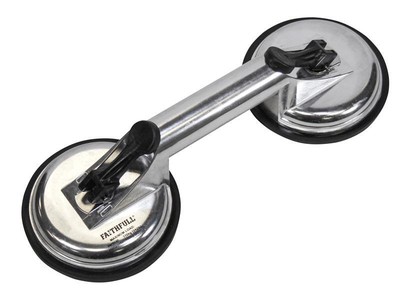 Faithfull Doppel Pad Aluminium Pro Saugnapf Heber FAISUCPAD2P