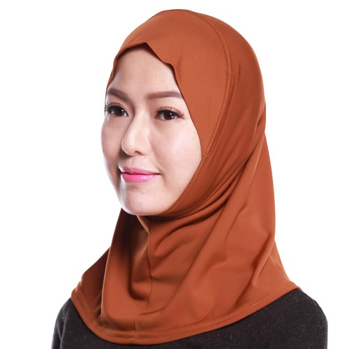 One Piece Amira Muslim Instant Hijab Scarf Pull On Ready To Wear Headscarf Shawl - Picture 97 of 125