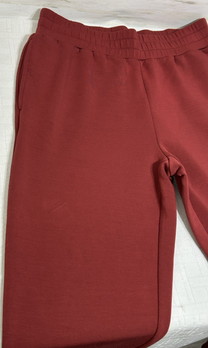 VARLEY Pants Women’s Sz. Medium The Slim Cuff Pant 26" Double Soft Burgundy Red - Picture 3 of 16