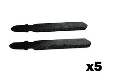10x 75mm T-Shank Jigsaw Blades for Tiles Ceramic Mac Allister - New 