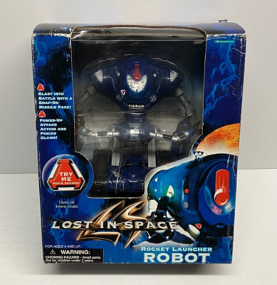 LOST IN SPACE 1997 Trendmasters ROCKET LAUNCHER ROBOT with Movie Sounds