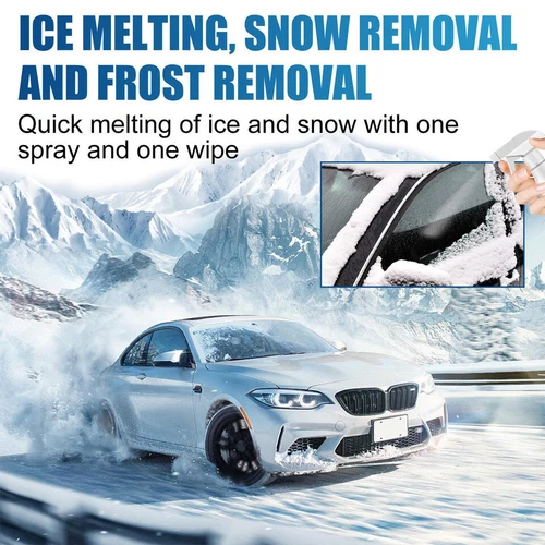 1-3X Car Deicing Agent Kit Windshield Ice Remover Spray Defroster Melting Deicer - Picture 10 of 15