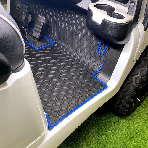 Xtreme Mats Club Car Golf Cart Mat, Full Coverage Floor Liner BLUE