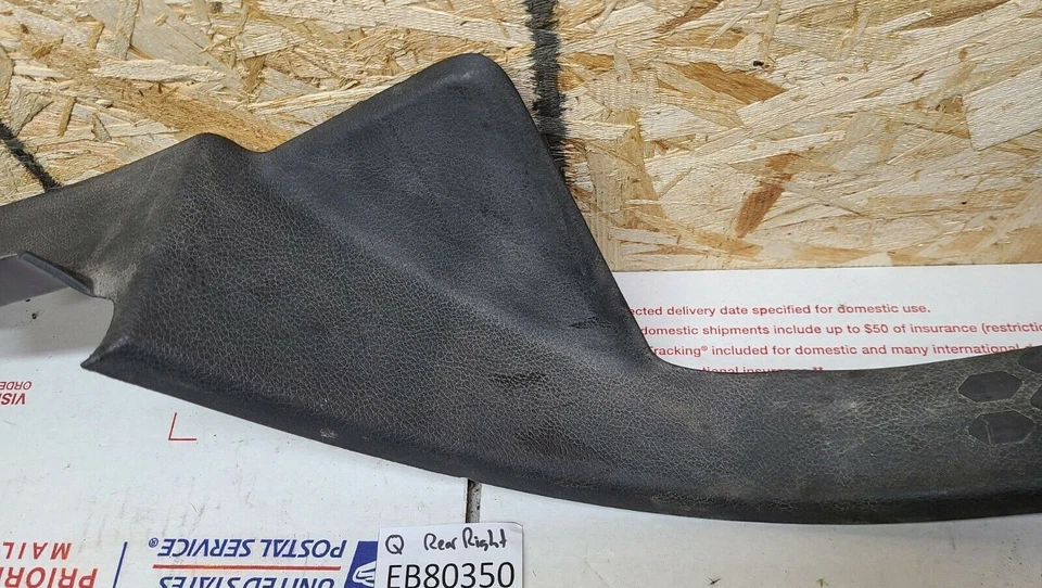 OEM 2009-2018 DODGE RAM 1500 PUERTA TRASERA DERECHA UMBRAL PLACA DE DESGASTE MOLDURA CABINA CUÁDRUPLE 2012 Foto 4 de 4