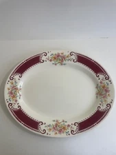 Vintage Homer Laughlin Majestic Oval Serving Platter 11 5/8” long , 9 1/8” wide