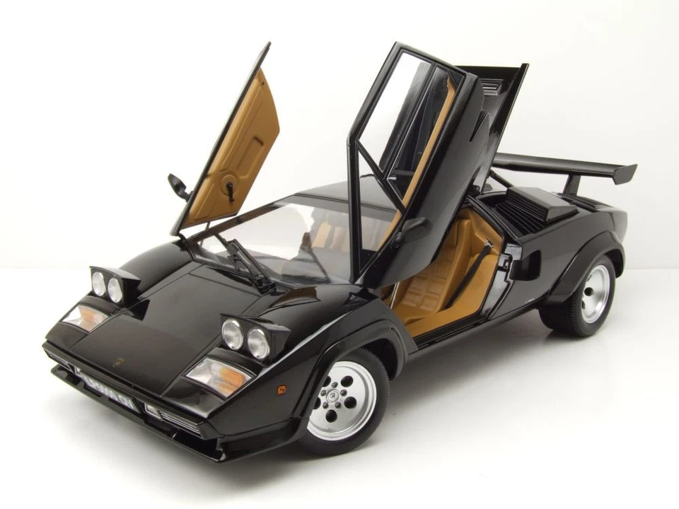 Lamborghini Countach LP 5000S QV 1985 Negro Modelo De Coche 1:12 KK Escala - Imagen 4 de 4