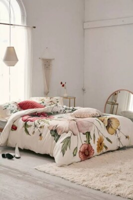 New Urban Outfitters Shealeen Louise For Deny Wildflower Bouquet Duvet Queen
