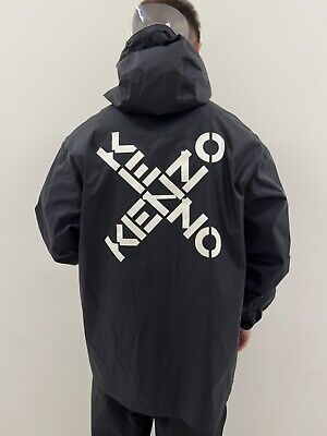 Kenzo Mens Rain Jacket Big Logo Cap size M | eBay Kenzo Mens Rain Jacket Big Logo Cap size M | eBay