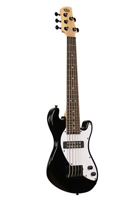 Solid Body 5-Saiter Schwarz Bund U-BASS