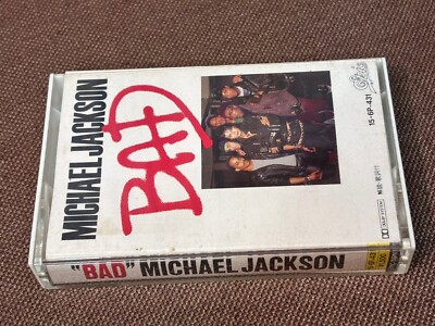 MICHAEL JACKSON Bad Special Remix JAPAN MAXI CASSETTE 15.6P-431 PS
