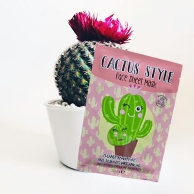 Cactus Style face Sheet Mask Neu