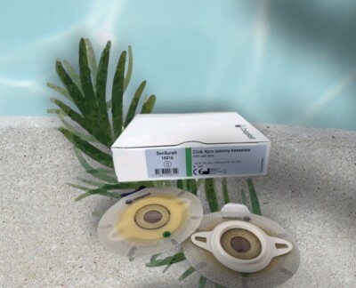 Sensura 10016 Xpro Click 2-Piece Cut-2-Fit Flat Extended Wear Skin Barriers 1pkg
