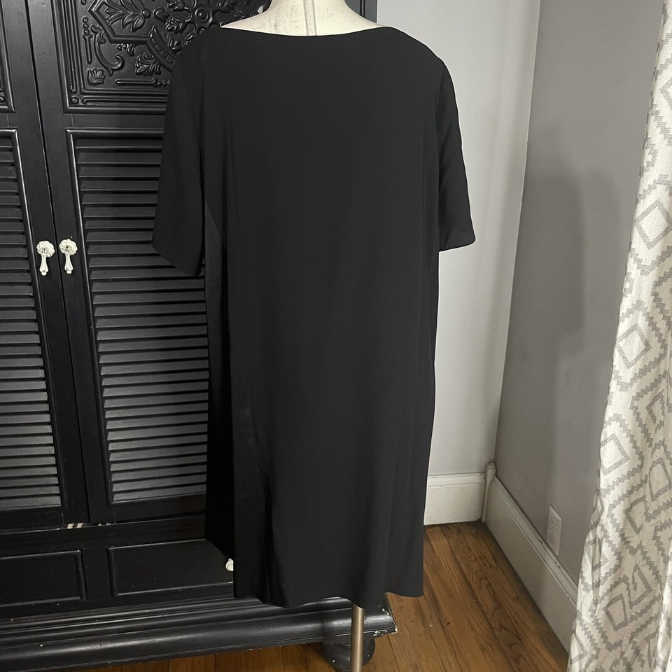 NWT EILEEN FISHER SILK CREPE K/L DRESS Size L eBay