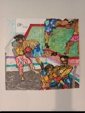 Felt Expressionist 2022 La Boxe: Le Combat 44cm/45cm