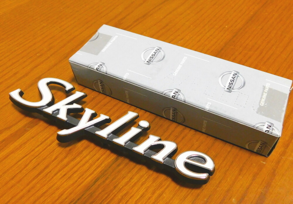 Nissan Skyline GC10 fender emblem genuine product for 4 doors GTR