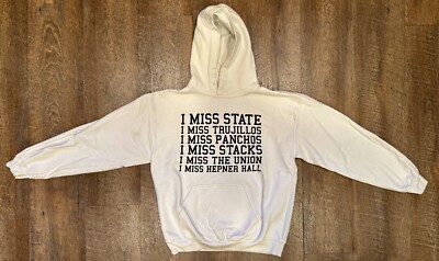 I Miss San Diego State University SDSU Aztecs Women's Hoodie M Sweatshirt