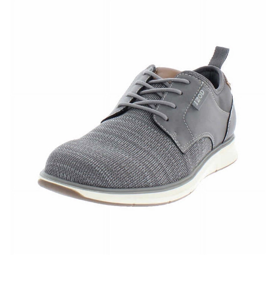 Izod Men’s Gray Oxford Casual Knit Memory Foam Shoes Men’s 9.5 NIB Izod Men main image 2