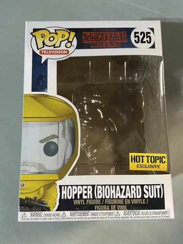 HOPPER Stranger Things #525 ***REPLACEMENT BOX & INSERT ONLY*** NO FUNKO POP