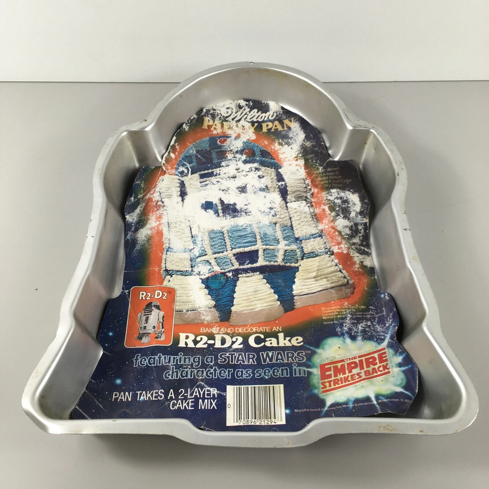 R2-D2 502-1425 Wilton Cake Pan 1980 Star Wars The Empire Strikes Back w/ Insert