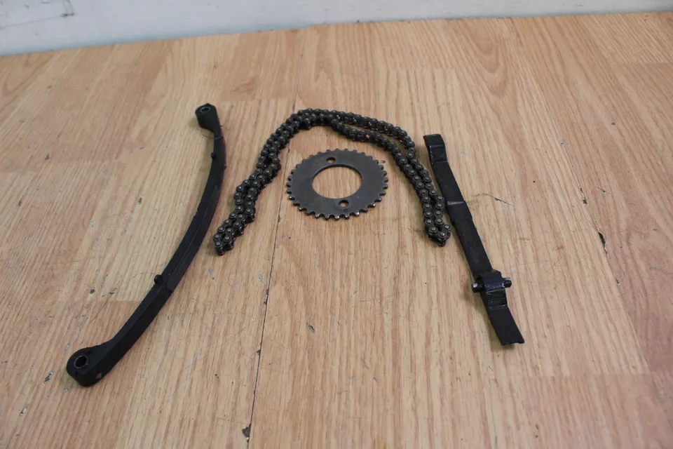 1975 HONDA TL125 Camshaft / Sprocket / Rocker Arms / Chain Guides - Image 3 of 4