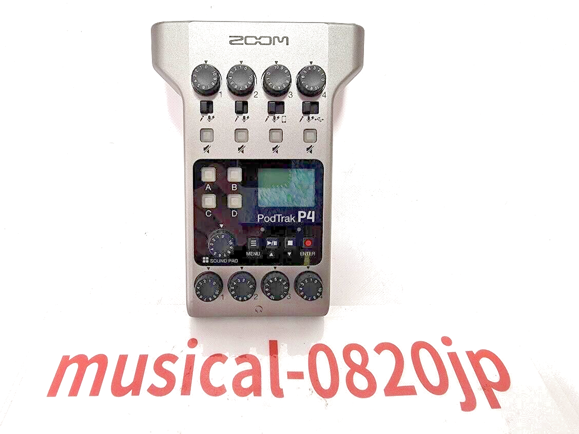 Zoom PodTrak P4 Portable Multitrack Podcast Handy Recorder | eBay