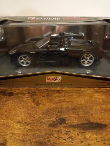 Maisto 36622 1/18 Porsche Carrera GT, Nero PRIMA EDIZIONE - Foto 2 di 10