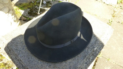 Superb Vintage Country Gentleman Felt Wool Trilby Hat - Wilton Fedora - Picture 7 of 9