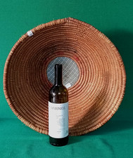 ANTICO CESTINO CESTO SARDO SA CORBULA CROBI IN GIUNCO FATTO A MANO. DH13
