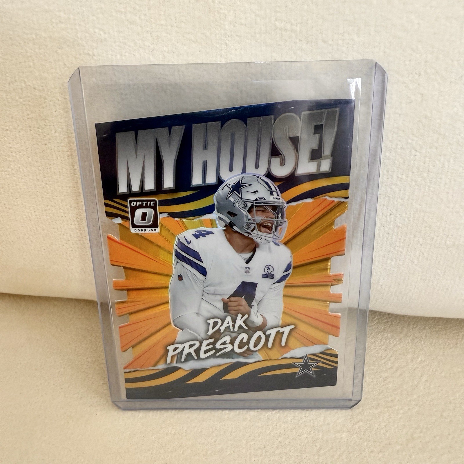 2021 Panini Donruss Optic Dak Prescott #MH-6 My House Die Cut Gold Prizm #/10 🔥