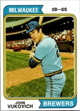1974 Topps #349 John Vukovich