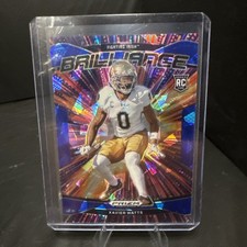 2025 Panini Prizm Draft Picks Xavier Watts #25 Brilliance Blue Ice Prizm /149 RC