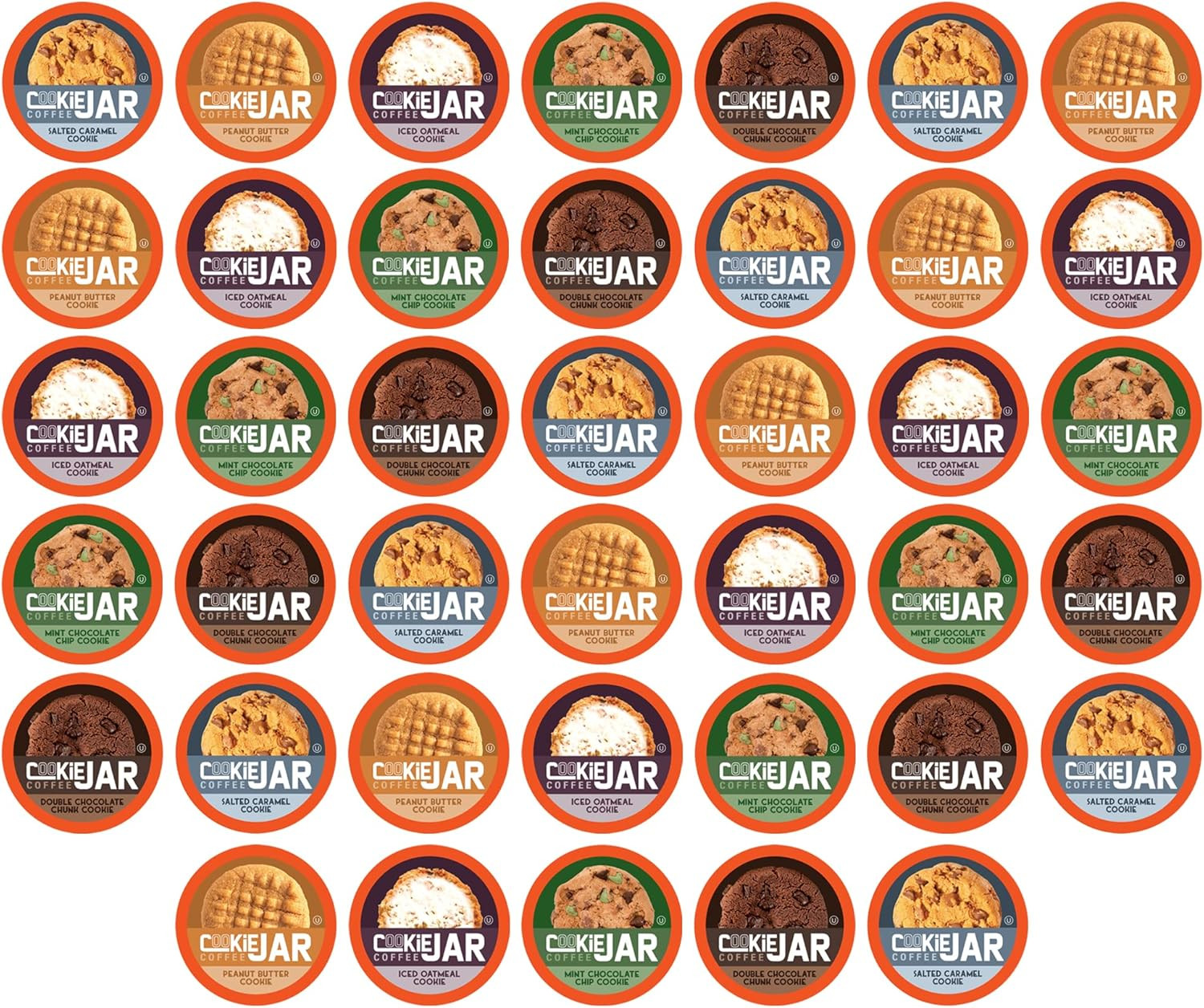 Assorted Flavored Coffee Pods for Keurig K Cup Brewers, 40 Count Variety Pack &ndash; 