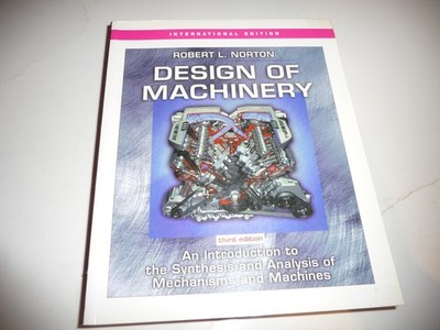 DESIGN OF MACHINERY, 3rd Ed. w/CD - Robert L Norton - 2004 PB - Free Shipping