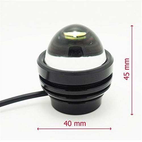 Fog Light Daytime Light Waterproof White 1 Pair Anti-fog Bull Eye Dustproof - Picture 11 of 12
