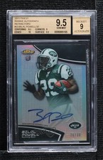 2011 Topps Finest Refractor Rookie 26/30 Bilal Powell BGS 9.5 GEM MINT Auto n0c